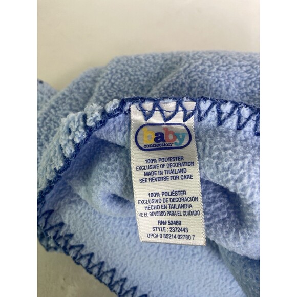 Baby Connection I Love Daddy Blue Baby Blanket Bear in Car Fleece Security Lovey - Picture 5 of 10